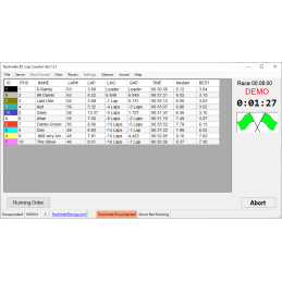 Trackmate Racing RC software