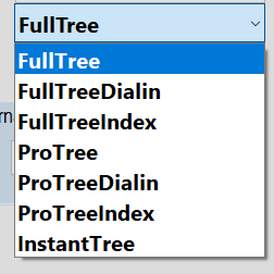 tree options